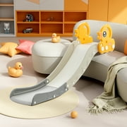 DUKE BABY Kids Indoor Sofa Slide Attachment to Toddler Bed and Nugget Couch for Kids Age 1-5, Yellow