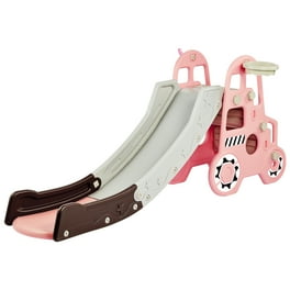Step2 naturally playful big folding pink outdoor slide for toddlers sale