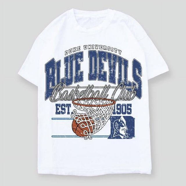 DUKE UNIVERSITY BLUE DEVIL BASKETBALL . VINTAGE GRAPHIC S. VINTAGE
