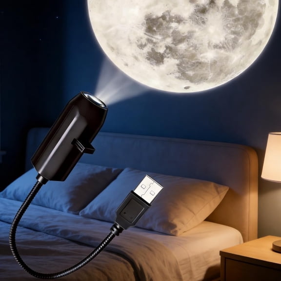 DUKOU 16-In-1 Galaxy Projector Night Light,Led Space Starry Sky Night Light Projector with Planets&Butterflies,Usb Portable Star Projector for Bedroom,Black