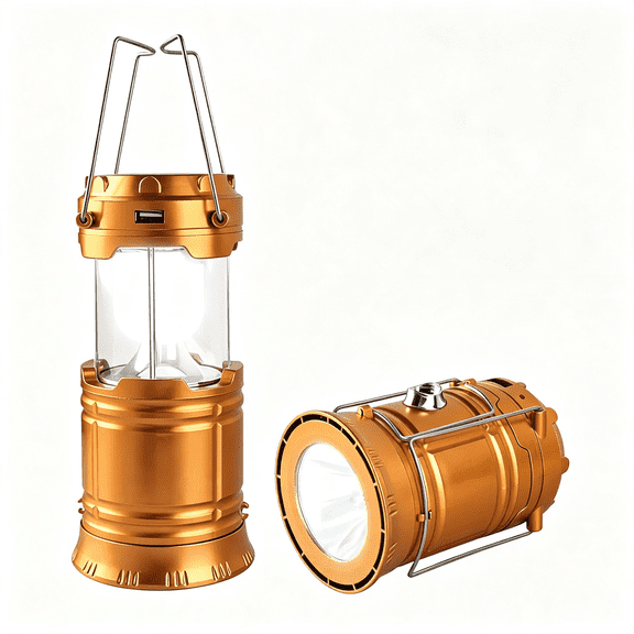DUKOU Led Camping Lantern,Solar and Rechargeable Lantern Flashlight Collapsible and Portable Light for Daily/Camp/Hiking/Night Fishing/Emergency/Hurricanes/Storm(1 Pack)
