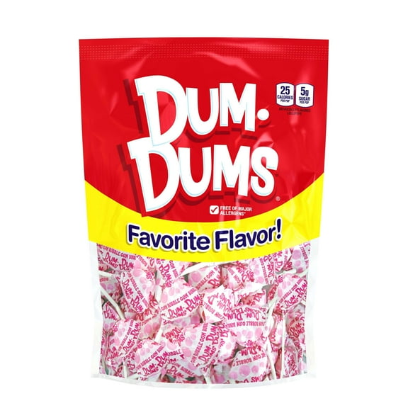 DUM DUMS Bubble Gum - 50 Count