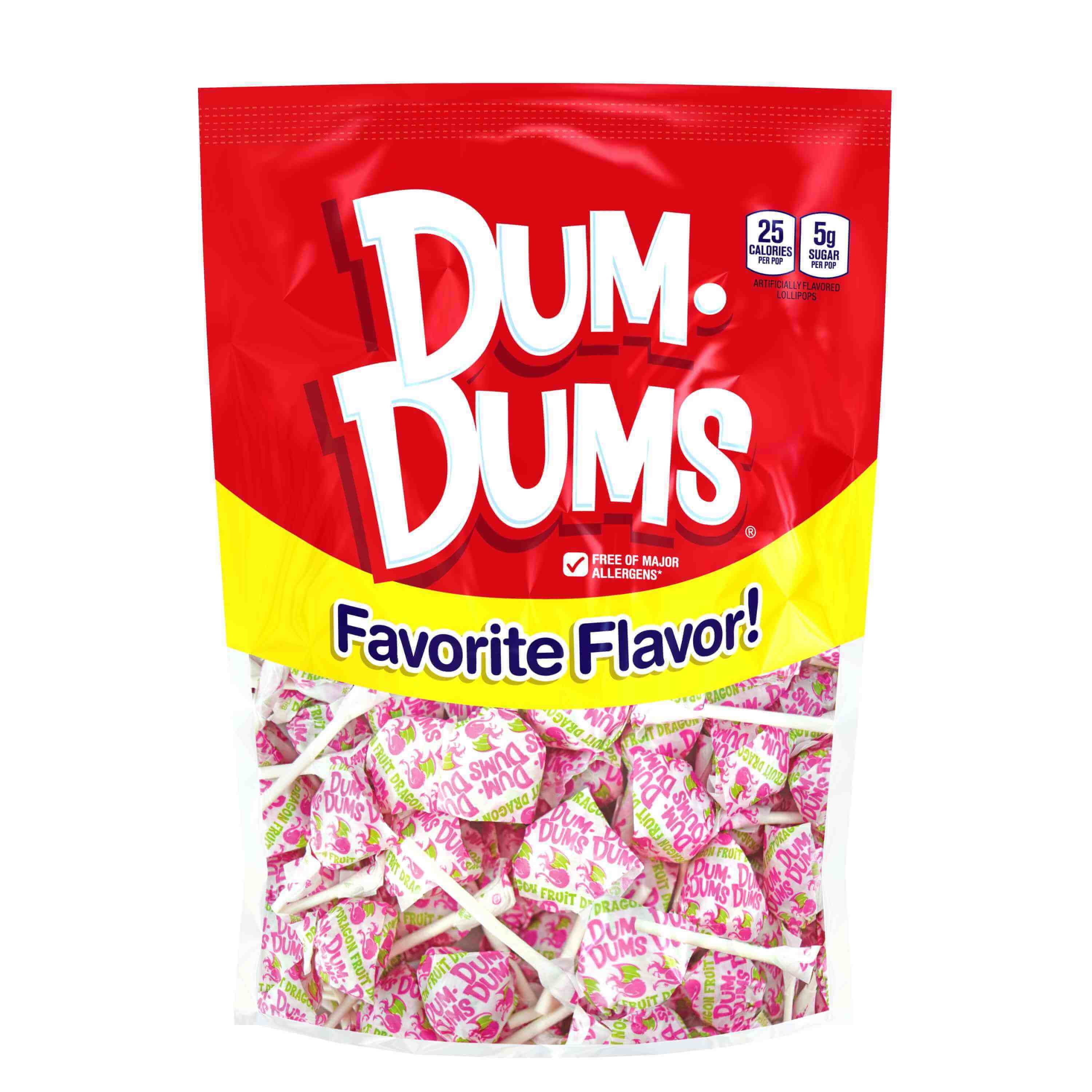 DUM DUMS Dragon Fruit - 50 Count