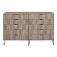 thumbnail image 1 of DUMBO 10-Drawer Double Tall Dresser from Engineered Wood in Gray, 1 of 8