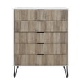 thumbnail image 1 of DUMBO 5-Drawer Tall Dresser from Engineered Wood in Multi-Color, 1 of 7