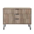 thumbnail image 1 of DUMBO Modern Engineered Wood Dresser with 3-Drawers in Gray, 1 of 11
