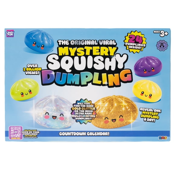 Dumpling Advent Calendar: Uncover Daily Mini Squishy Dumplings for Stress Relief and Fun, by RMS