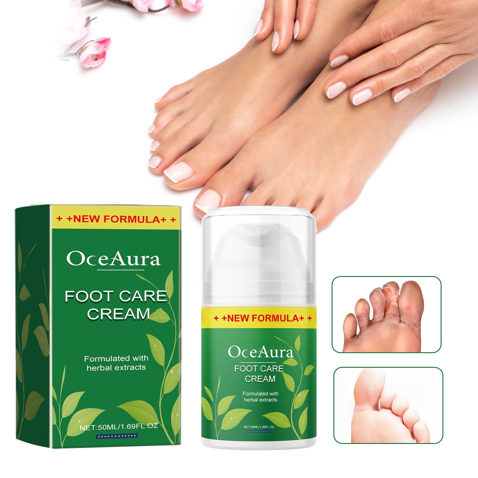 DUMUIELD Barrier Repair Cream, Kerasal Nighttime Intensive Foot Repair