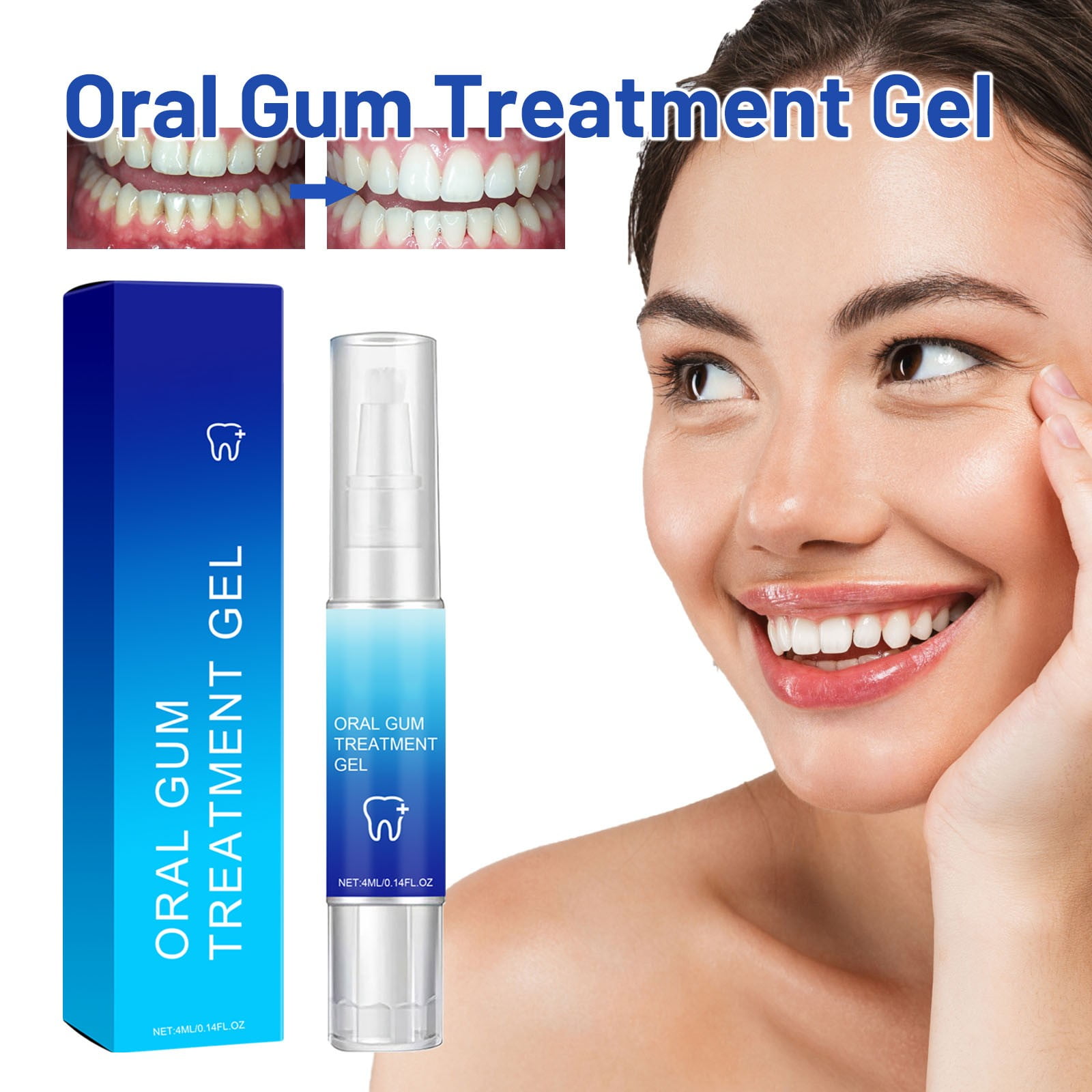 DUMUIELD Teeth Whitening Pen, No Sensitivity Teeth Whitening Gel