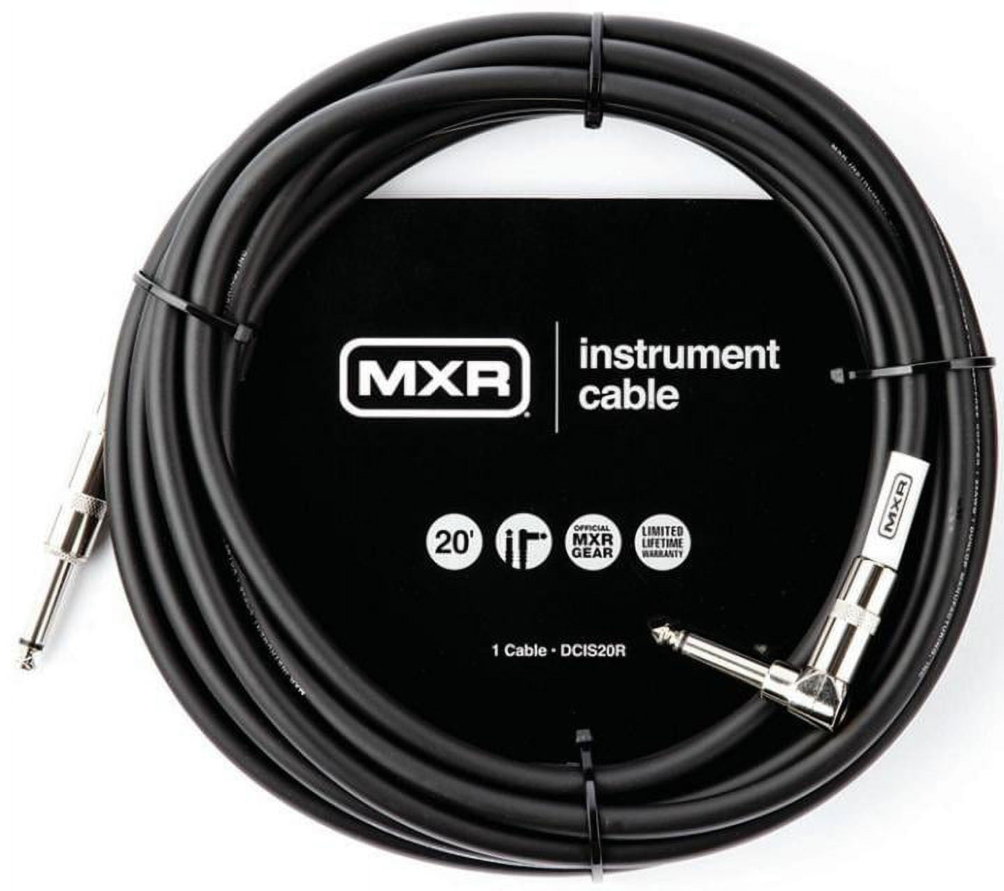 DUN-DCIS20R MXR DCIS20R Instrument Cable Right Angle 20'