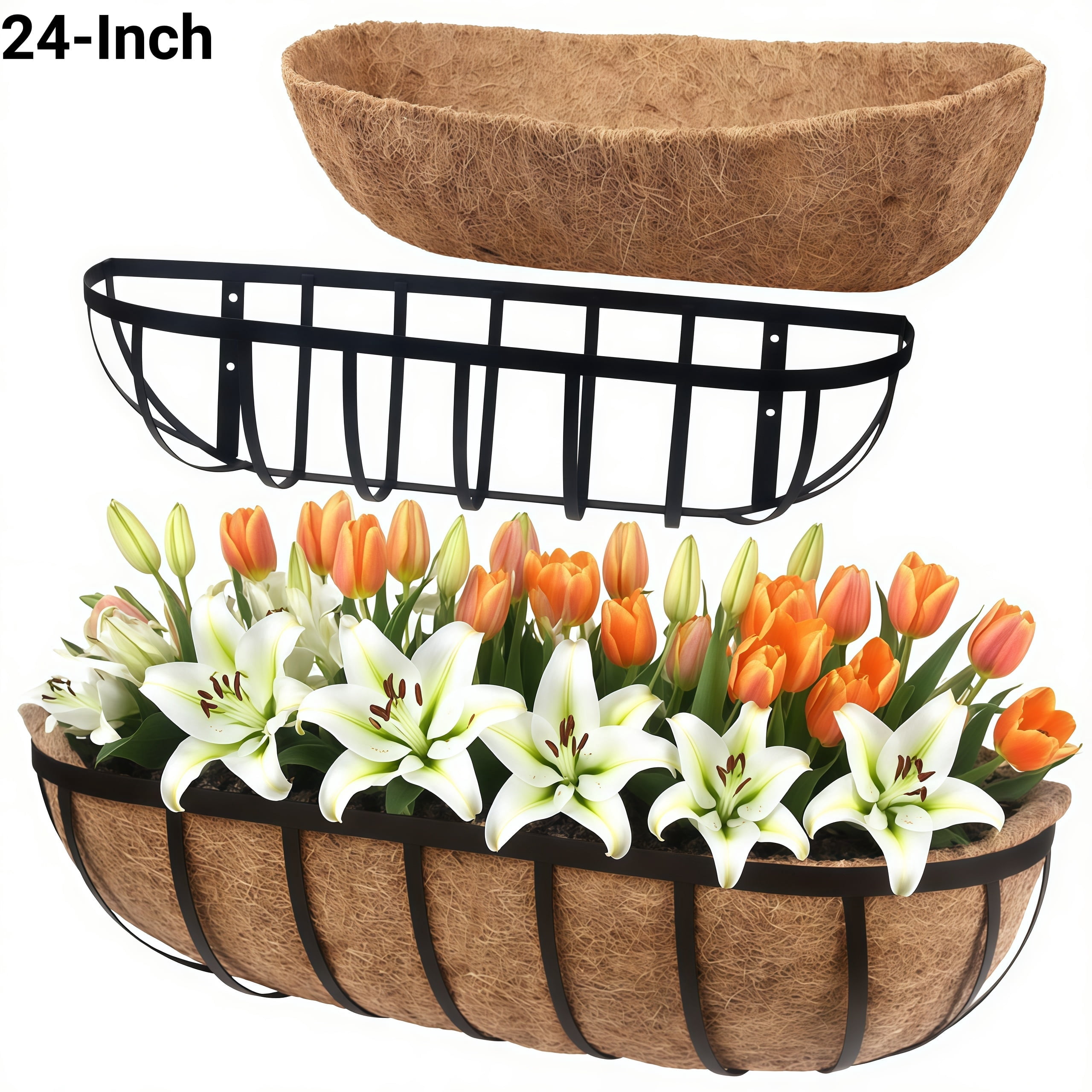 Railing Window Box DUNCHATY 1-Pc 24