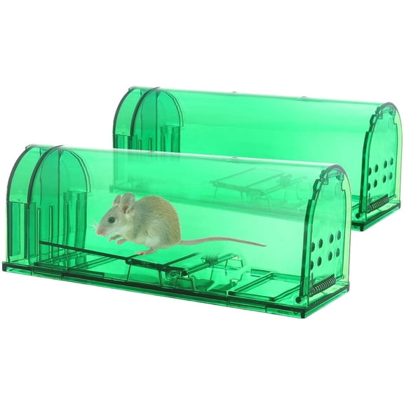 DUNCHATY 2 Pack Rat Traps, Large Rat Traps for Big Rats, Rodent Traps, Fast-Acting Rodent Killer for Indoor/Outdoor Use, Safty for Pets & Kids - Reusable & Easy Clean, Bait Not Included