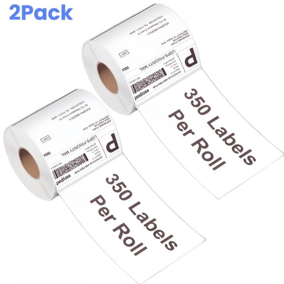 DUNCHATY 4"x6" Thermal Shipping Labels - 700 Labels Direct Thermal Labels Compatible with Zebra Rollo Munbyn Printers - Waterproof Strong Adhesive Perforated Mailing Labels