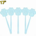 thumbnail image 1 of DUNCHATY 5-Pack 17" Swatter with Long Handle, Flexible Plastic Insect Racket for Indoor Outdoor Use - Blue, 1 of 5