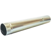 Dundas Jafine Dryer Vent Pipe Heavy Gauge Snap Lock Aluminum - 4 In x 24 In