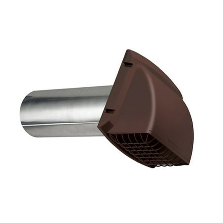 DUNDAS JAFINE ProMax PMH4BXZ Exhaust Hood, 6-1/4 in W Hood, 4-1/4 in D Hood, 7 in H Hood, 4 in Duct, Brown Hood