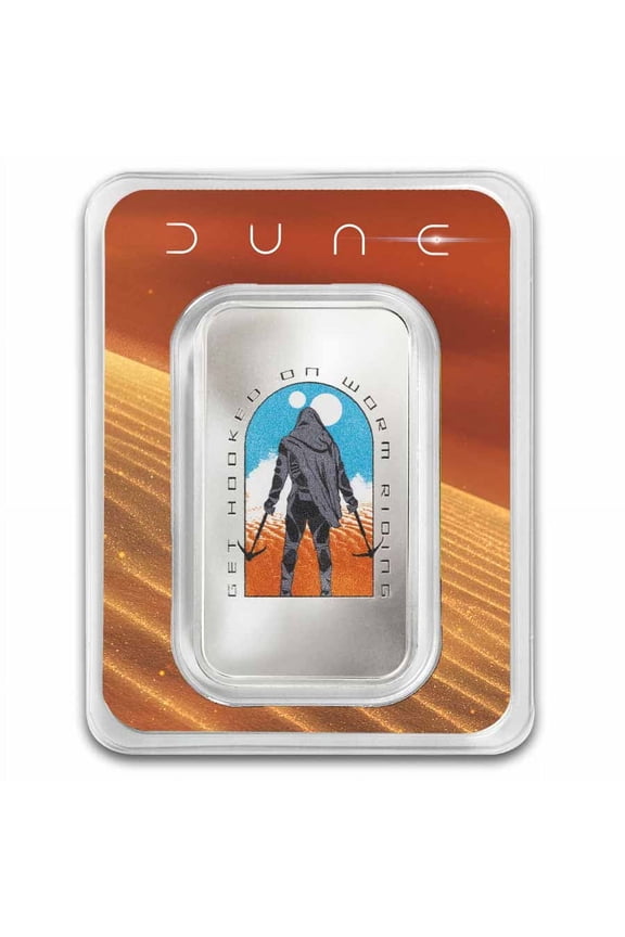 2 Sandrider 1 oz Silver Colorized Bar