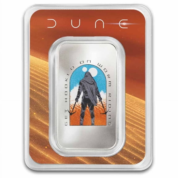 DUNE 2 Sandrider 1 oz Silver Colorized Bar
