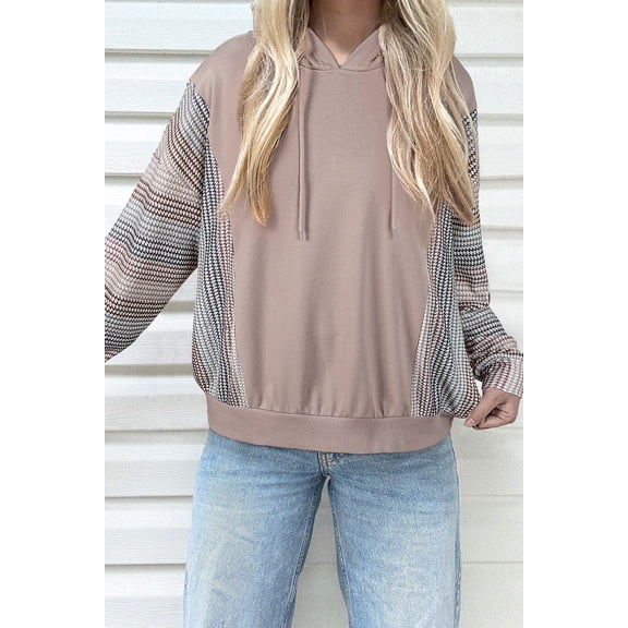 DUNE Colorblock Patchwork Baggy Hoodie