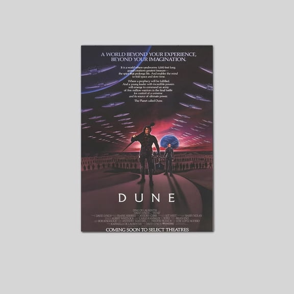 DUNE MOVIE POSTER Original Rolled One Sheet V.G.-F 1984 DAVID LYNCH Film Poster Size 24''x36'' Googate