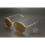 DUNHILL DU0034S 003 Round Oval Panthos Titanium Gold Yellow 53mm Mens Sunglasses