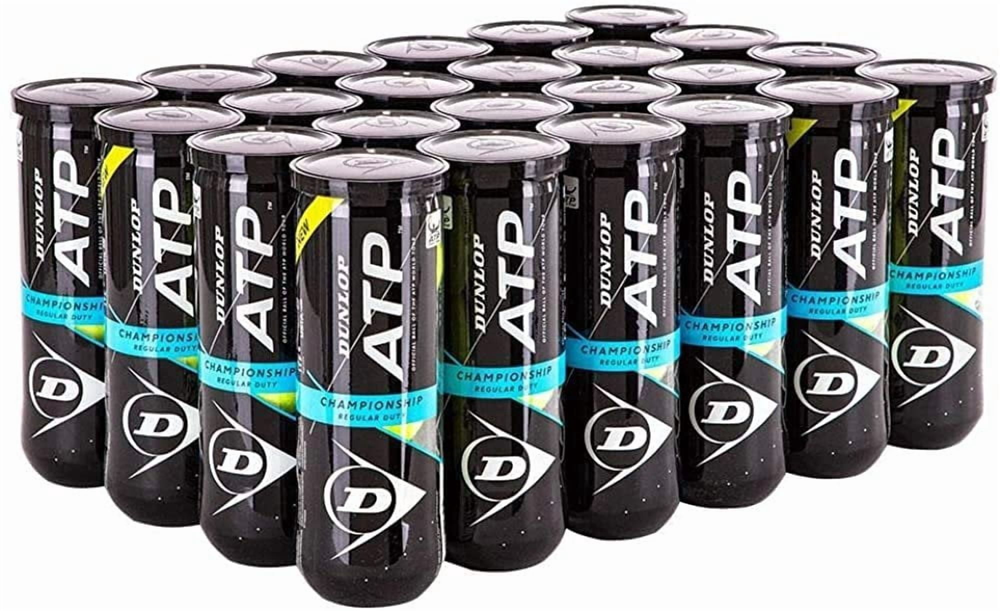 DUNLOP ATP Championship Tennis Ball,Case 24 Cans ATP Championship Regular Duty