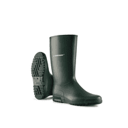 DUNLOP Sport - Rain boots for Women & Girls - Waterproof rubber boots made from PVC - Fashionable Garden boots - Durable & Lightweight - Heritage Green/Black   Size 8