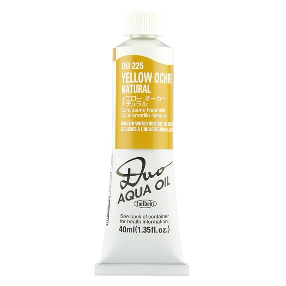 DUO Aqua Oil Color 40ml, Yellow Ochre Natural