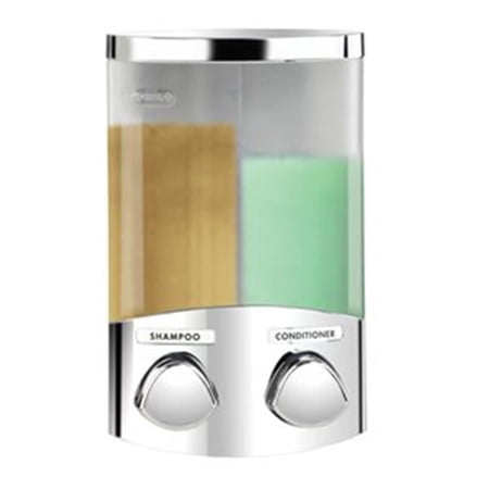 DUO Chrome- Translucent Container with Chrome Buttons