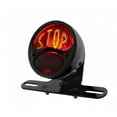 thumbnail image 1 of "DUO LAMP" Motorcycle Rear Fender Tail Light w/BLACK Bracket & STOP Lettering, 1 of 3