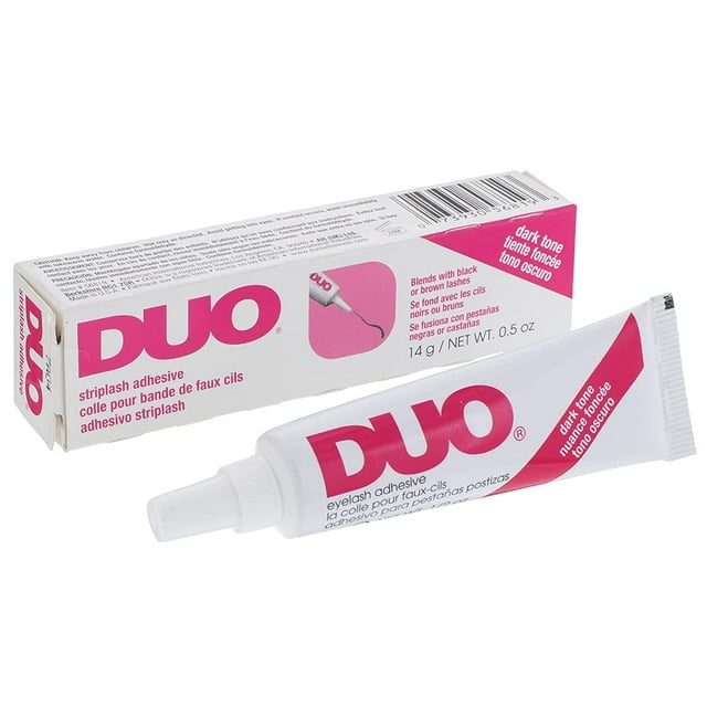 DUO Strip Lash Adhesive Dark Tone for False Strip Eyelash, 0.5 oz, 1