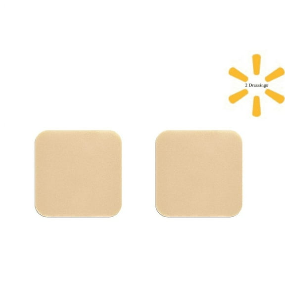 DUODerm Hydrocolloid Dressing CGF 6 X 6 Inch Square Sterile, 2 Dressings - 187661