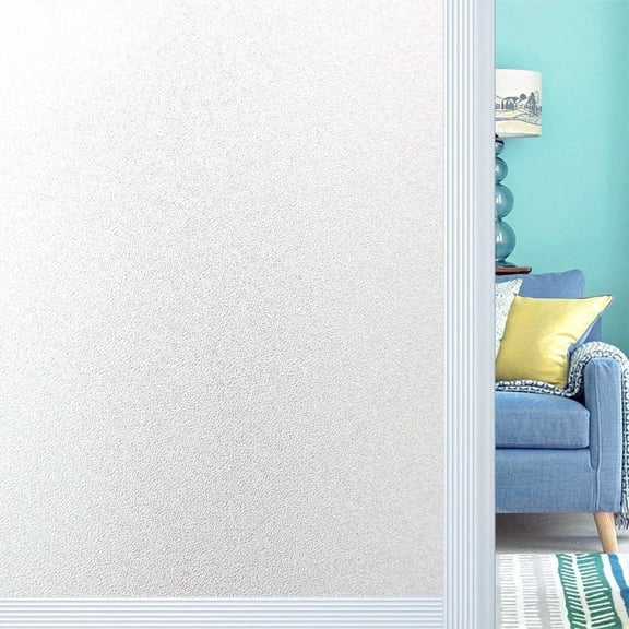 DUONER Window Film Privacy Covering, Privacy Window Film Peel and Cling, Window Sticker Glass Film, Static Cling Window Tint for Home, Bathroom Window Privacy Film, Frosted Window Film 17.7 x 78.7in.