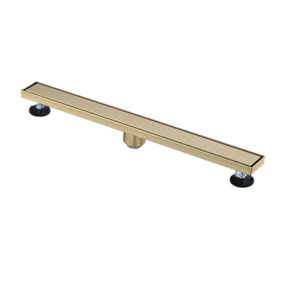 Bathroom Mirror 28 Inches Linear Shower Drain, Included Hair Strainer and Leveling Feet,Bathroom Cabinet