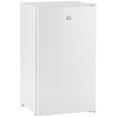 thumbnail image 1 of DUOSONG 3.2 Cu.Ft Mini Fridge With Freezer, Single Door Compact Refrigerator With Adjustable Thermostat, Shelf And Reversible Door For Bedroom, Dorm, Home Office, Energy Efficient, White White Steel, 1 of 9