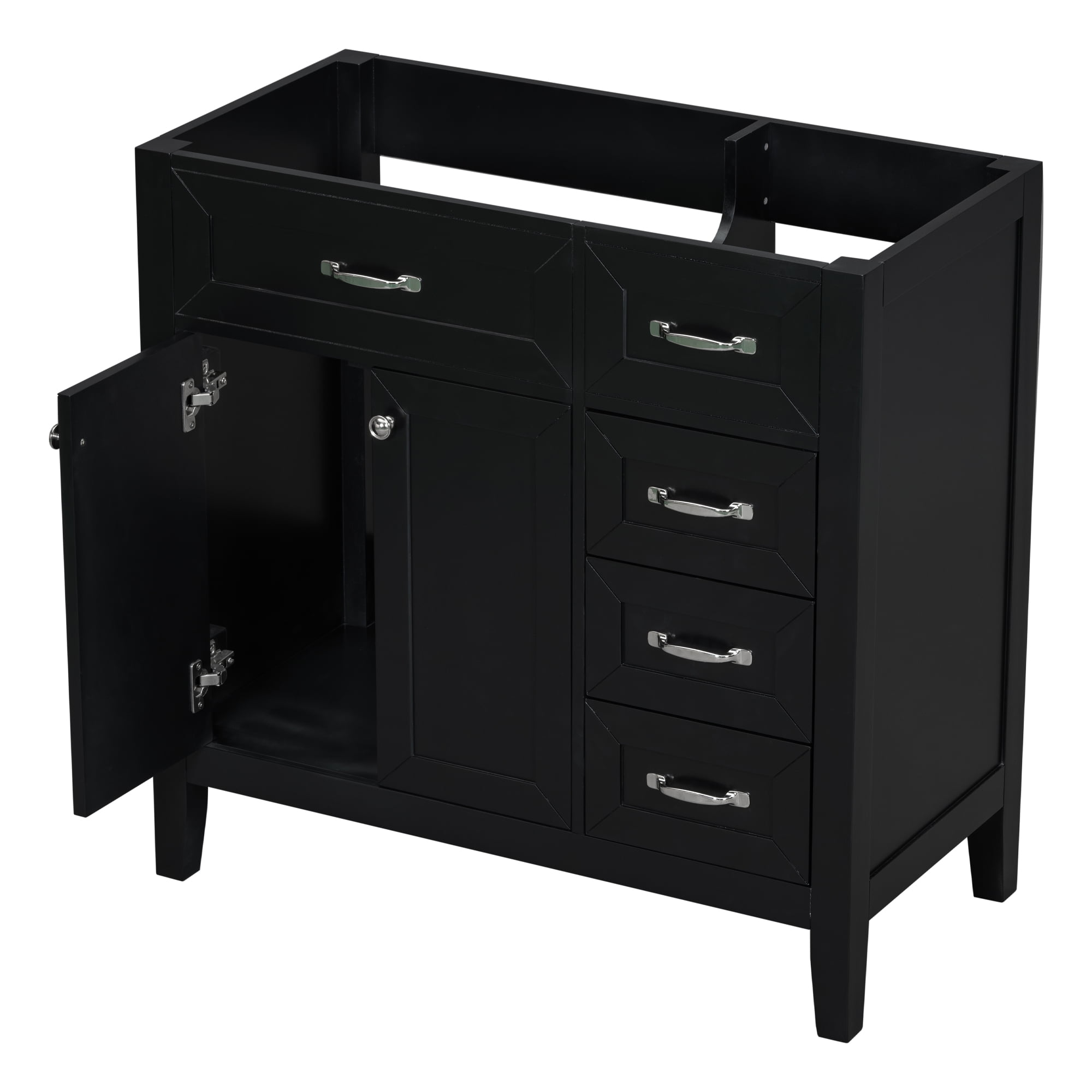 DUOSONG 36" Bathroom Vanity Without Sink, Cabinet Base Only, Bathroom ...