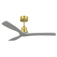 thumbnail image 1 of Ceiling Fans 52 Inch Indoor Ceiling Fan Without Light 3 Solid Wood Blades Remote Control Reversible DC Motor,Table Fans, 1 of 8