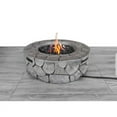 thumbnail image 1 of DUOSONG 9'' H X 28'' W Fiber Reinforced Concrete Outdoor Fire Pit Stone Gray Concrete Garden & Outdoor Outdoor Heating, 1 of 5