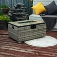 thumbnail image 1 of DUOSONG Beige Rattan Fire Pit Table With Tank Holder And Ceramic Tile Tabletop Beige Ceramic Tile+Iron,Rattan+Metal Garden & Outdoor Outdoor Heating, 1 of 8