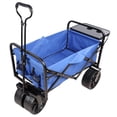 thumbnail image 1 of DUOSONG Folding Wagon Garden Shopping Beach Cart (Blue) Blue Metal Garden & Outdoor Garden Supplies Garden Carts, 1 of 27