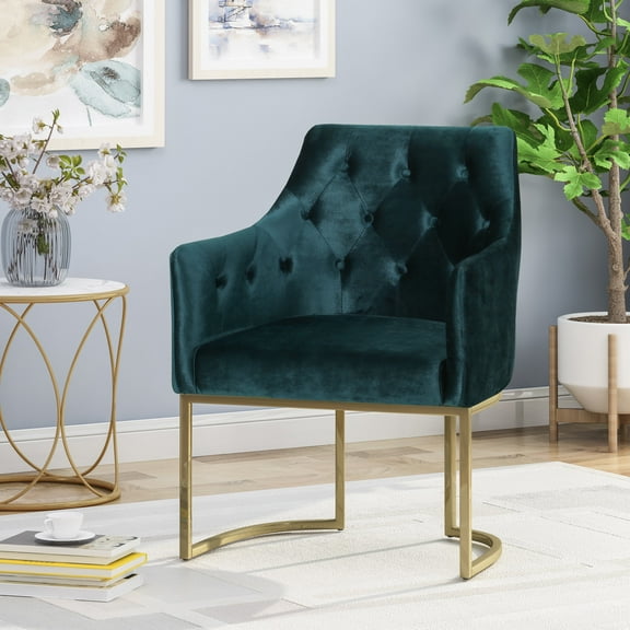 DUOSONG Club Chair Teal Altay Velvet Furniture Primary Living Space Chairs & Accent Seating