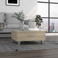 thumbnail image 1 of DUOSONG Coffee Table, Four Legs, One Drawer , Light Pine Beige Particle Board Furniture Primary Living Space Tables, 1 of 6