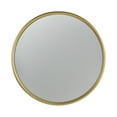 thumbnail image 1 of DUOSONG D11" Gold Round Mirror, Circle Mirror With Iron Frame For Living Room Bedroom Vanity Entryway Hallway Gold Metal & Wood Household Supplies & Décor Mirrors Bathroom Mirrors, 1 of 1