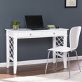 thumbnail image 1 of DUOSONG Glenburg Writing Desk White MDF Furniture Office Desks & Work Surfaces, 1 of 1