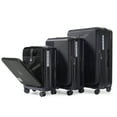 thumbnail image 1 of DUOSONG Luggage,With Front Opening,Tsa Approved Lock,Hardshell Suitcase,Black Travel Luggage Hard Case, 1 of 7