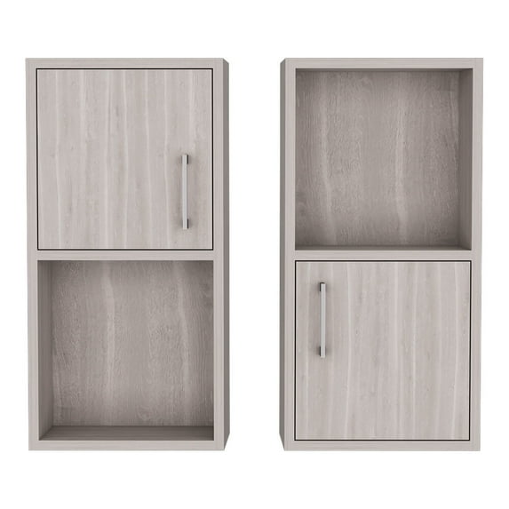 DUOSONG Medicine Cabinet Florence, Bathroom, White Oak Multicolor Engineered Wood Bath & Faucets Bathroom Storage