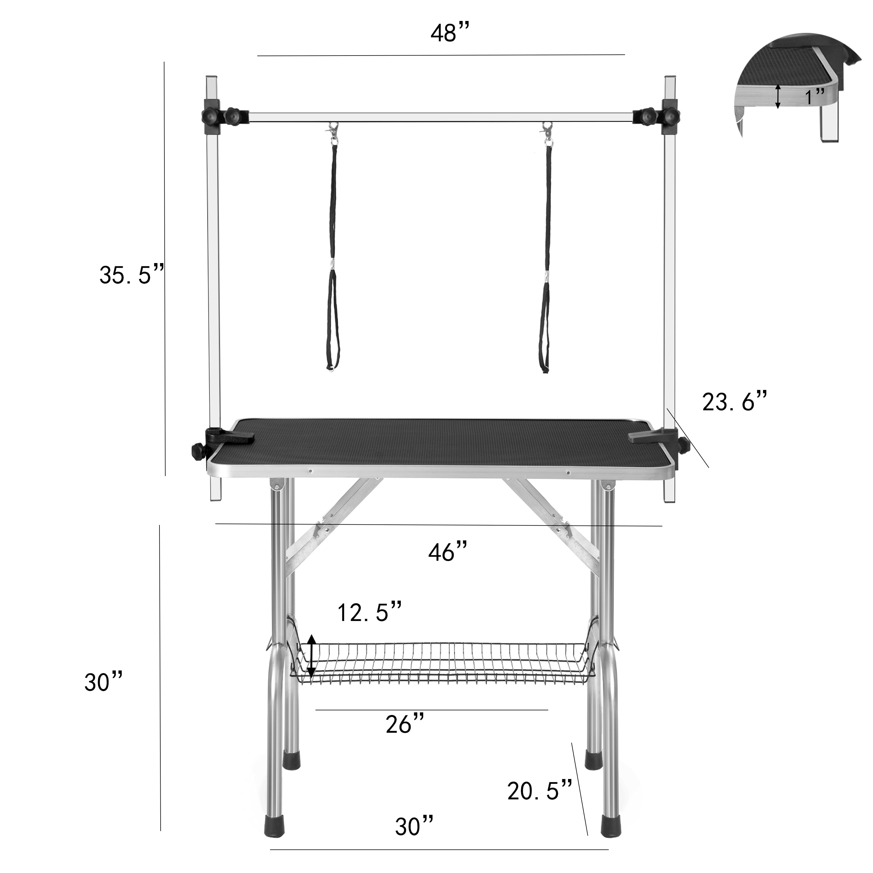 Image showcasing Dog Grooming Table Professional Dog Pet Grooming Table Large Adjustable ...
