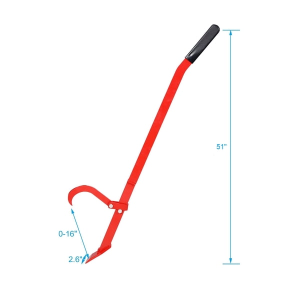 DUOSONG Tree Felling Lever 51Inch ,Heavy Duty Red Steel Other