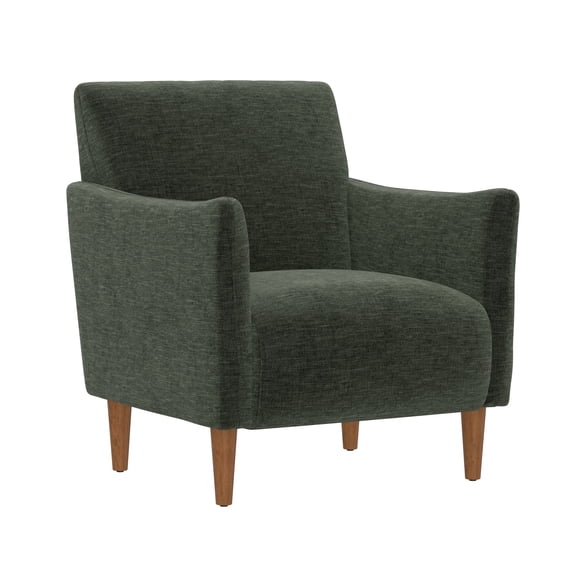 DUOSONG Wallace & Bay Lexi Green Accent Chair Green Engineered Wood Furniture Primary Living Space Chairs & Accent Seating