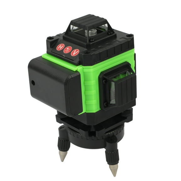 DUOYI 4D 16-Line Green Laser Level, 3 Self-Leveling Rotary Cross Line Laser with Portable Case Remote Control for Construction